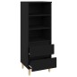 vidaXL Highboard Schwarz 40x36x110 cm Holzwerkstoff vidaXL Highboard Schwarz 40x36x110 cm Holzwerkstoff