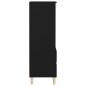 vidaXL Highboard Schwarz 40x36x110 cm Holzwerkstoff vidaXL Highboard Schwarz 40x36x110 cm Holzwerkstoff