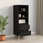 vidaXL Highboard Schwarz 40x36x110 cm Holzwerkstoff vidaXL Highboard Schwarz 40x36x110 cm Holzwerkstoff