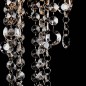 Hängelampe edle Deckenlampe mit transparenten Kristallperlen Hängelampe edle Deckenlampe mit transparenten Kristallperlen