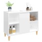 vidaXL Waschbeckenunterschrank Hochglanz-Weiß 80x33x60cm Holzwerkstoff vidaXL Waschbeckenunterschrank Hochglanz-Weiß 80x33x60cm Holzwerkstoff