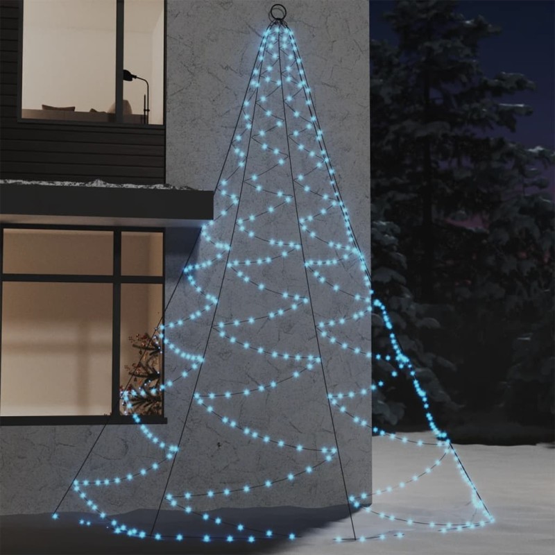 vidaXL LED-Wandbaum mit Metallhaken 720 LED Kaltweiß 5m Indoor Outdoor vidaXL LED-Wandbaum mit Metallhaken 720 LED Kaltweiß 5m Indoor Outdoor