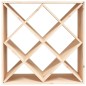vidaXL Weinregal 62x25x62 cm Massivholz Kiefer vidaXL Weinregal 62x25x62 cm Massivholz Kiefer