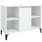 vidaXL Waschbeckenunterschrank Weiß 80x33x60 cm Holzwerkstoff vidaXL Waschbeckenunterschrank Weiß 80x33x60 cm Holzwerkstoff