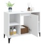 vidaXL Waschbeckenunterschrank Weiß 80x33x60 cm Holzwerkstoff vidaXL Waschbeckenunterschrank Weiß 80x33x60 cm Holzwerkstoff