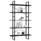vidaXL Bücherregal 5 Fächer Schwarz 100x30x175 cm Holzwerkstoff vidaXL Bücherregal 5 Fächer Schwarz 100x30x175 cm Holzwerkstoff