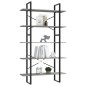 vidaXL Bücherregal 5 Fächer Betongrau 100x30x175 cm Holzwerkstoff vidaXL Bücherregal 5 Fächer Betongrau 100x30x175 cm Holzwerkstoff