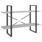 vidaXL Bücherregal 5 Fächer Betongrau 100x30x175 cm Holzwerkstoff vidaXL Bücherregal 5 Fächer Betongrau 100x30x175 cm Holzwerkstoff