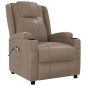 vidaXL Massagesessel mit Aufstehhilfe Cappuccino-Braun Kunstleder vidaXL Massagesessel mit Aufstehhilfe Cappuccino-Braun Kunstleder