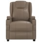 vidaXL Massagesessel mit Aufstehhilfe Cappuccino-Braun Kunstleder vidaXL Massagesessel mit Aufstehhilfe Cappuccino-Braun Kunstleder