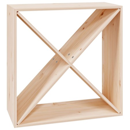 vidaXL Weinregal 62x25x62 cm Massivholz Kiefer
