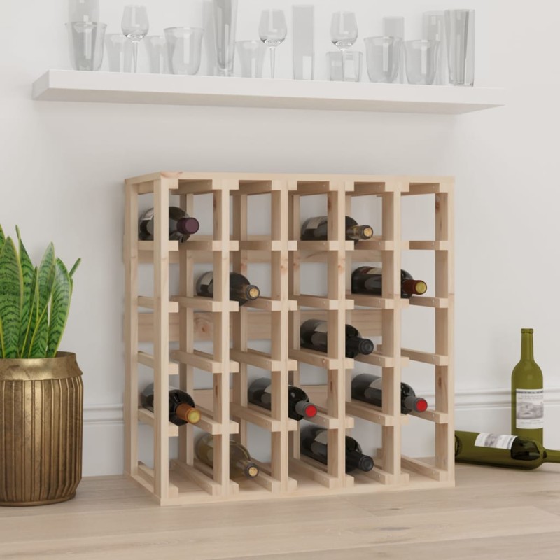 vidaXL Weinregal 58,5x33x60,5 cm Massivholz Kiefer vidaXL Weinregal 58,5x33x60,5 cm Massivholz Kiefer