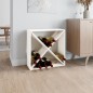vidaXL Weinregal Weiß 62x25x62 cm Massivholz Kiefer vidaXL Weinregal Weiß 62x25x62 cm Massivholz Kiefer