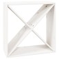 vidaXL Weinregal Weiß 62x25x62 cm Massivholz Kiefer vidaXL Weinregal Weiß 62x25x62 cm Massivholz Kiefer