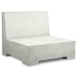 6-tlg. Garten-Lounge-Set mit Auflagen Beton Grau 6-tlg. Garten-Lounge-Set mit Auflagen Beton Grau