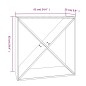 vidaXL Weinregal Weiß 62x25x62 cm Massivholz Kiefer vidaXL Weinregal Weiß 62x25x62 cm Massivholz Kiefer