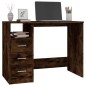 vidaXL Schreibtisch mit Schubladen Räuchereiche 102x50x76 cm vidaXL Schreibtisch mit Schubladen Räuchereiche 102x50x76 cm