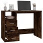 vidaXL Schreibtisch mit Schubladen Räuchereiche 102x50x76 cm vidaXL Schreibtisch mit Schubladen Räuchereiche 102x50x76 cm