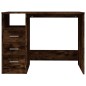 vidaXL Schreibtisch mit Schubladen Räuchereiche 102x50x76 cm vidaXL Schreibtisch mit Schubladen Räuchereiche 102x50x76 cm
