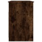 vidaXL Schreibtisch mit Schubladen Räuchereiche 102x50x76 cm vidaXL Schreibtisch mit Schubladen Räuchereiche 102x50x76 cm