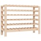 vidaXL Weinregal 109,5x30x82 cm Massivholz Kiefer vidaXL Weinregal 109,5x30x82 cm Massivholz Kiefer