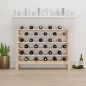 vidaXL Weinregal 109,5x30x82 cm Massivholz Kiefer vidaXL Weinregal 109,5x30x82 cm Massivholz Kiefer