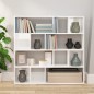 vidaXL Bücherregal/Raumteiler Hochglanz-Weiß 105x24x102 cm vidaXL Bücherregal/Raumteiler Hochglanz-Weiß 105x24x102 cm
