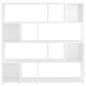 vidaXL Bücherregal/Raumteiler Hochglanz-Weiß 105x24x102 cm vidaXL Bücherregal/Raumteiler Hochglanz-Weiß 105x24x102 cm