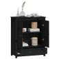 vidaXL Highboard Schwarz 83x41,5x100 cm Massivholz Kiefer vidaXL Highboard Schwarz 83x41,5x100 cm Massivholz Kiefer