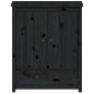 vidaXL Highboard Schwarz 83x41,5x100 cm Massivholz Kiefer vidaXL Highboard Schwarz 83x41,5x100 cm Massivholz Kiefer