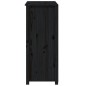 vidaXL Highboard Schwarz 83x41,5x100 cm Massivholz Kiefer vidaXL Highboard Schwarz 83x41,5x100 cm Massivholz Kiefer