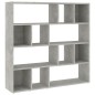 vidaXL Bücherregal/Raumteiler Betongrau 105x24x102 cm vidaXL Bücherregal/Raumteiler Betongrau 105x24x102 cm