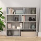 vidaXL Bücherregal/Raumteiler Betongrau 105x24x102 cm vidaXL Bücherregal/Raumteiler Betongrau 105x24x102 cm
