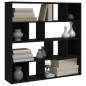 vidaXL Bücherregal/Raumteiler Schwarz 105x24x102 cm vidaXL Bücherregal/Raumteiler Schwarz 105x24x102 cm