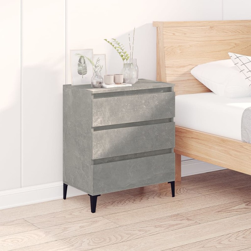 vidaXL Sideboard Betongrau 60x35x70 cm Holzwerkstoff vidaXL Sideboard Betongrau 60x35x70 cm Holzwerkstoff