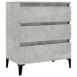 vidaXL Sideboard Betongrau 60x35x70 cm Holzwerkstoff vidaXL Sideboard Betongrau 60x35x70 cm Holzwerkstoff