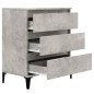 vidaXL Sideboard Betongrau 60x35x70 cm Holzwerkstoff vidaXL Sideboard Betongrau 60x35x70 cm Holzwerkstoff