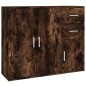 vidaXL Sideboard Räuchereiche 91x29,5x75 cm Holzwerkstoff vidaXL Sideboard Räuchereiche 91x29,5x75 cm Holzwerkstoff