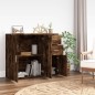 vidaXL Sideboard Räuchereiche 91x29,5x75 cm Holzwerkstoff vidaXL Sideboard Räuchereiche 91x29,5x75 cm Holzwerkstoff