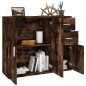 vidaXL Sideboard Räuchereiche 91x29,5x75 cm Holzwerkstoff vidaXL Sideboard Räuchereiche 91x29,5x75 cm Holzwerkstoff