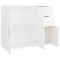 vidaXL Sideboard Weiß 91x29,5x75 cm Holzwerkstoff vidaXL Sideboard Weiß 91x29,5x75 cm Holzwerkstoff
