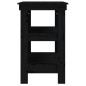 vidaXL Werkbank Schwarz 78,5x50x80 cm Massivholz Kiefer vidaXL Werkbank Schwarz 78,5x50x80 cm Massivholz Kiefer