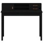 vidaXL Schreibtisch Schwarz 110x50x93 cm Massivholz Kiefer vidaXL Schreibtisch Schwarz 110x50x93 cm Massivholz Kiefer
