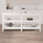 vidaXL Werkbank Weiß 181x50x80 cm Massivholz Kiefer vidaXL Werkbank Weiß 181x50x80 cm Massivholz Kiefer