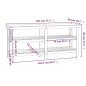 vidaXL Werkbank Weiß 181x50x80 cm Massivholz Kiefer vidaXL Werkbank Weiß 181x50x80 cm Massivholz Kiefer