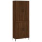 Highboard Braun Eichen-Optik 69,5x34x180 cm Holzwerkstoff Highboard Braun Eichen-Optik 69,5x34x180 cm Holzwerkstoff