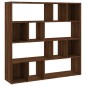 vidaXL Bücherregal/Raumteiler Braun Eichen-Optik 105x24x102 cm vidaXL Bücherregal/Raumteiler Braun Eichen-Optik 105x24x102 cm