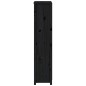 vidaXL Highboard Schwarz 80x35x154 cm Massivholz Kiefer vidaXL Highboard Schwarz 80x35x154 cm Massivholz Kiefer