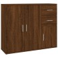 vidaXL Sideboard Braun Eichen-Optik 91x29,5x75 cm Holzwerkstoff vidaXL Sideboard Braun Eichen-Optik 91x29,5x75 cm Holzwerkstoff