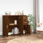 vidaXL Sideboard Braun Eichen-Optik 91x29,5x75 cm Holzwerkstoff vidaXL Sideboard Braun Eichen-Optik 91x29,5x75 cm Holzwerkstoff